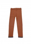 Warm pants brown, merino wool FW21428