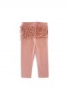 Leggings with ruffles pink 0332_F25117