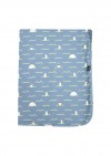 Blanket with blue sea print SS21313