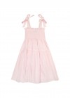 Dress dotted pink with straps SS21146L