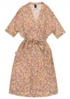 Wrap dress with lilac floral print SS23133