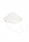 Sun hat white muslin SS23337