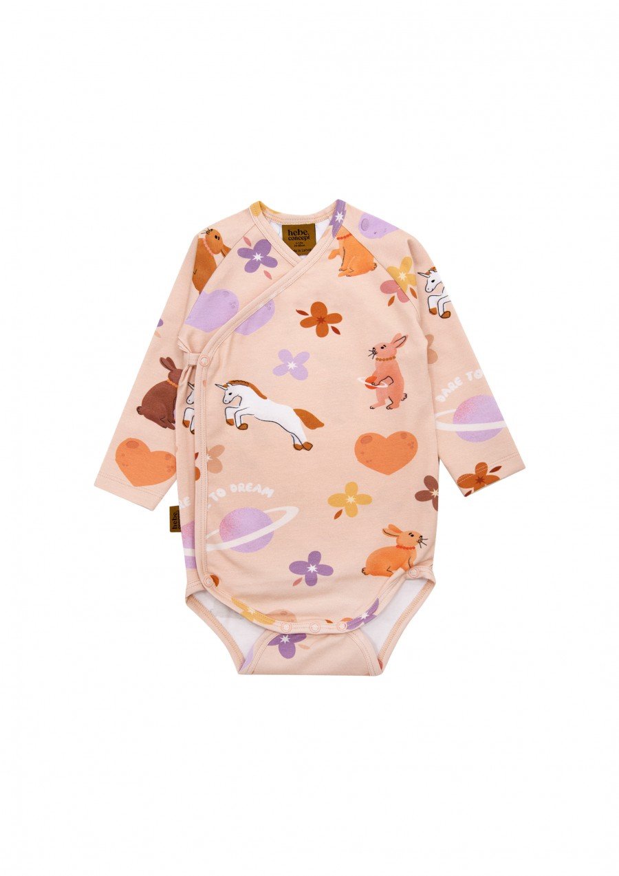 Body wrap with allover unicorn print FW24112