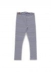 Striped leggings navy blue/ white stripes 0136_F25021