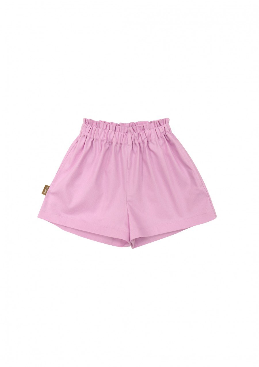 Shorts lilac denim for girl SS23178