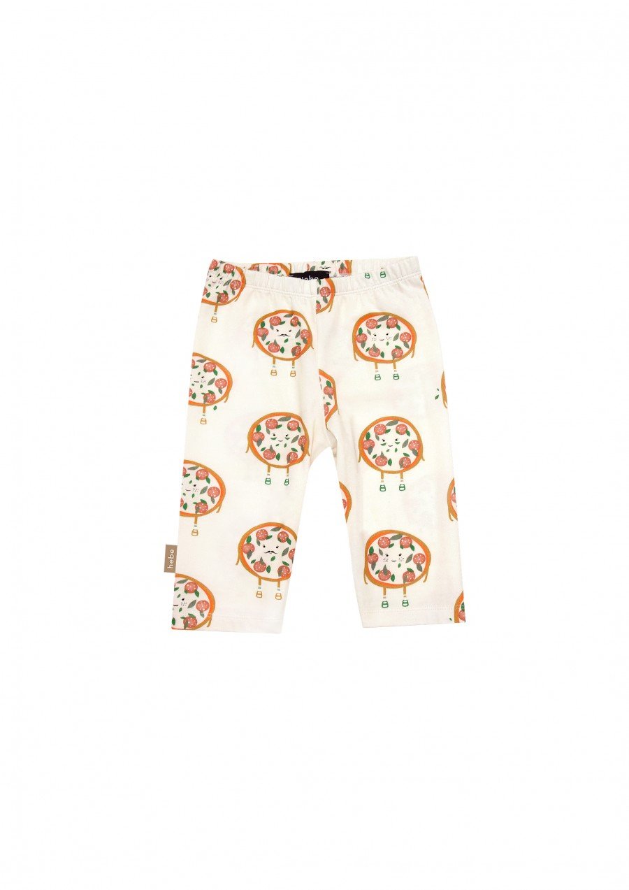 Short leggings with pizza print SS23065