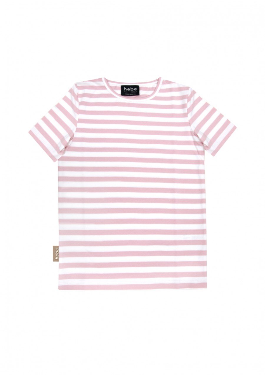 Top pink white stripes SS23385L