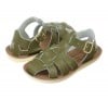 Salt-Water Shark olive sandals, child 4416B