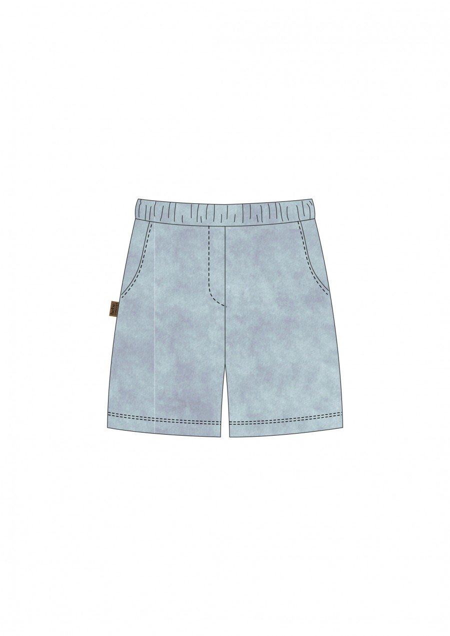 Shorts blue velvet 0110_S25195