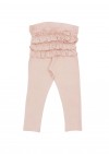 Pink leggings with ruffles SS180066