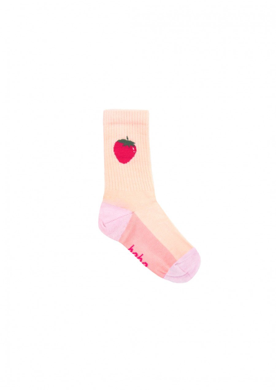 Socks pink with strawberry SS23364L