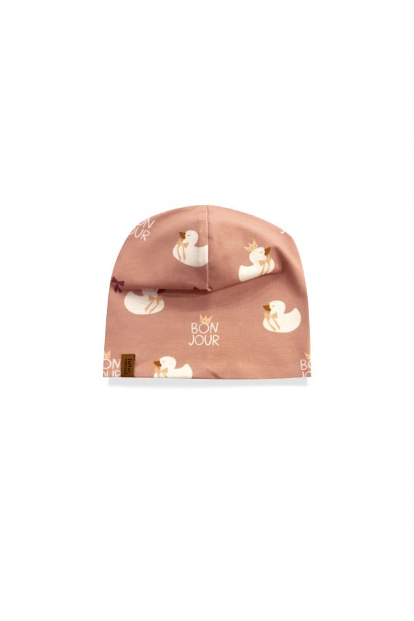 Hat with all-over duck print 0174_F25148