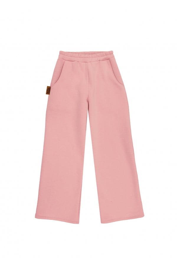 Straight pants with pockets pink 0320_F25125