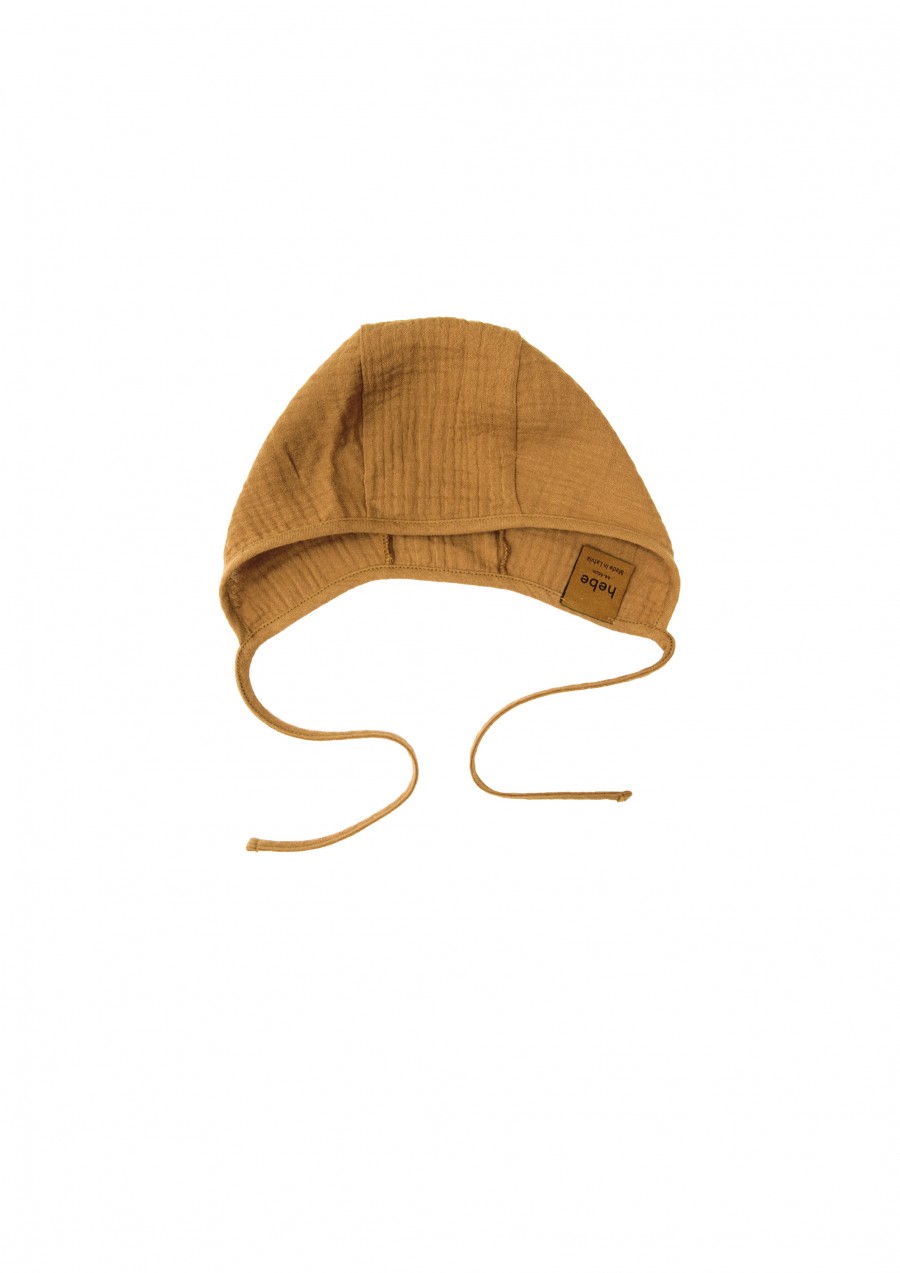 Hat light brown muslin SS24506