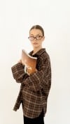 Tina brown coffee shirt 0389_LM001