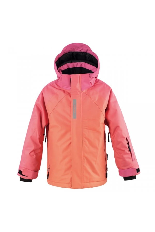 GOSOAKY winter jacket FAMOUS DOG  gradient pink to orange