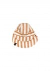Hat with sandy brown stripes SS21234