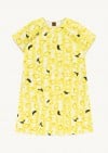 Dress with allover lemon print for female KLA24008