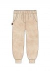 Pants beige velvet 0111_S25116