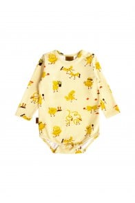 Body with pasta allover print
