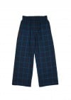 Pants cozy flanel dark blue chackered WINTER2311