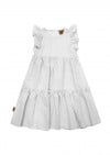 Dress grey with ruffle SS23457