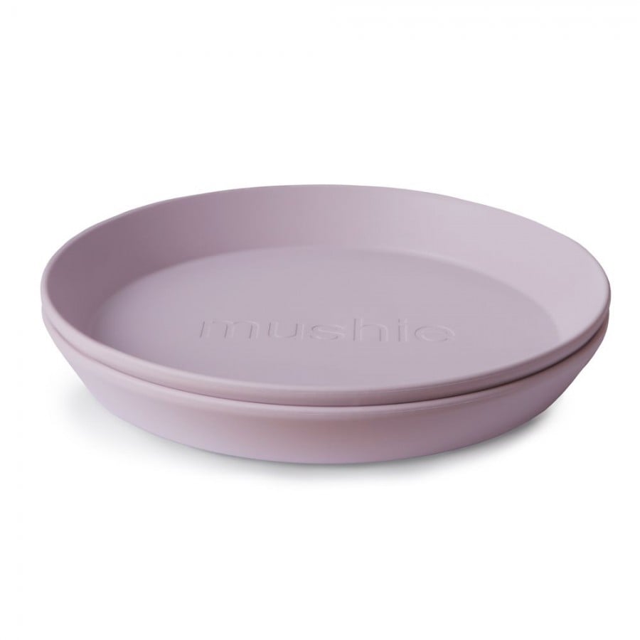 Mushie Dinner Plate - Round - Soft Lilac 2305442