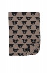 Brown blanket with dogs FW18069