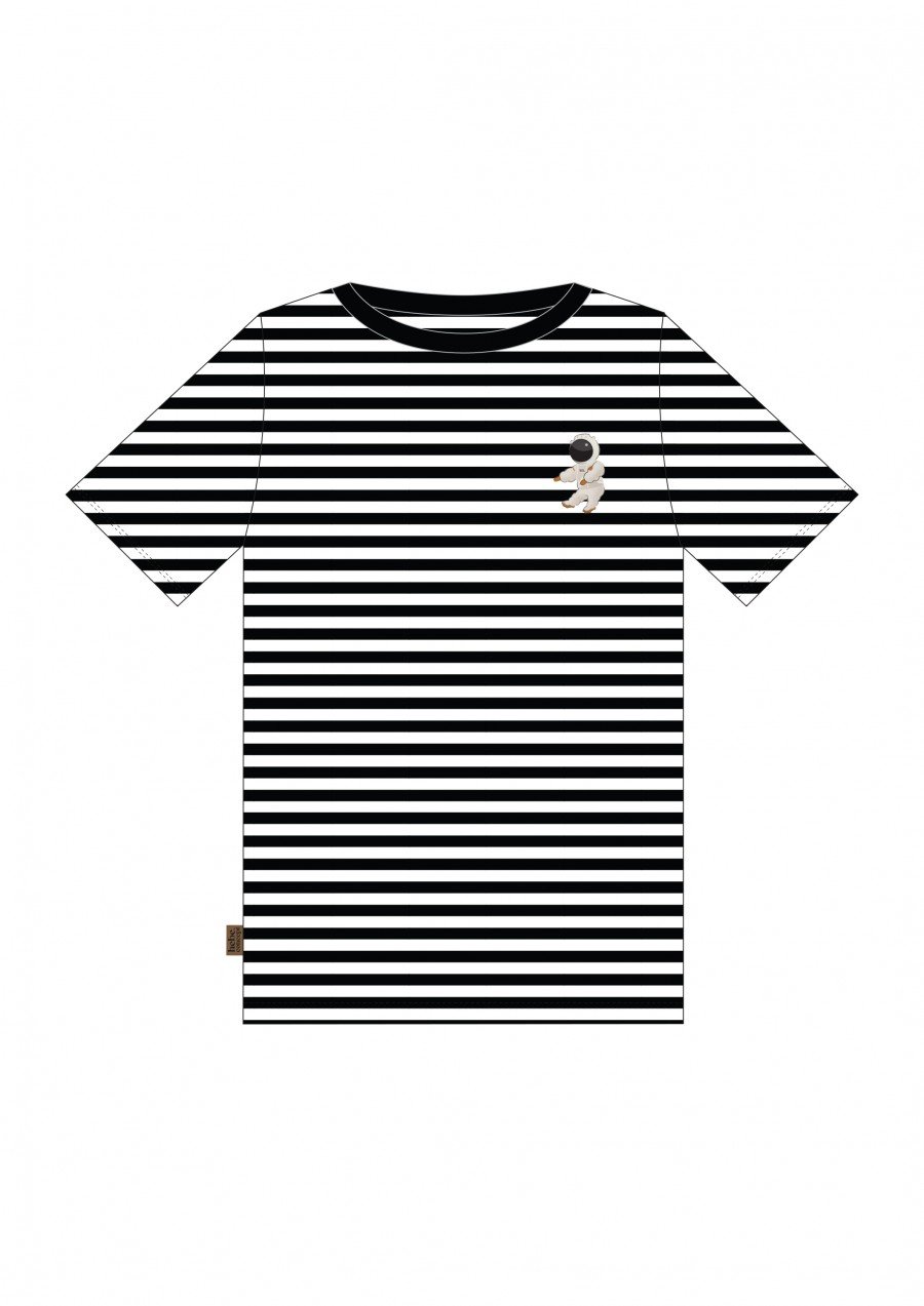 Top striped with astronout, men FW24182