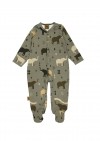 Long romper with elephant print and feet FW23187