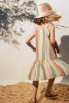 Dress with summer stripes SS23322L