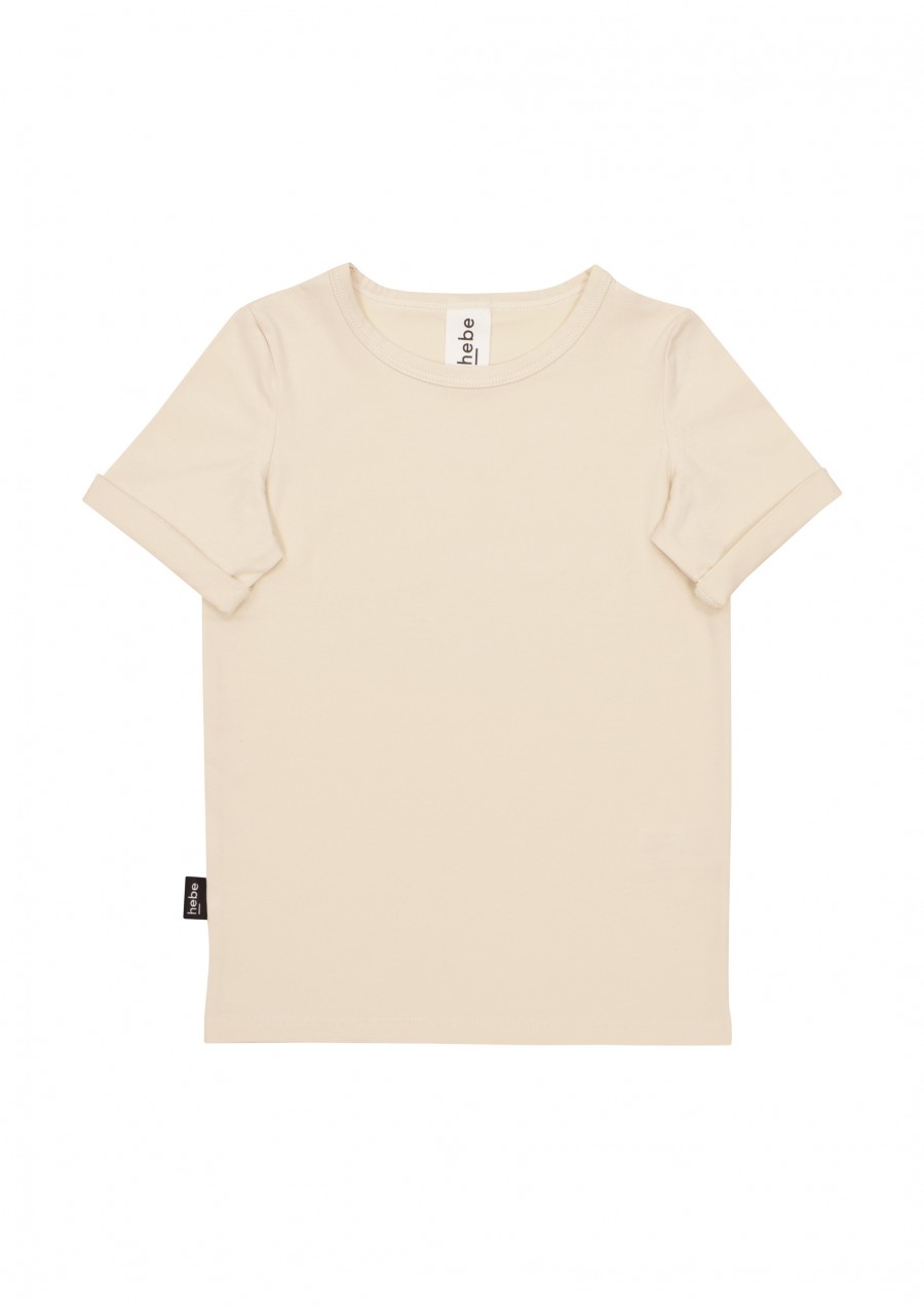 Top beige with short sleeves TC051L