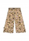Culottes with floral mustard print FW21045