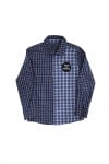 Checked shirt with embroidery ZKR1000