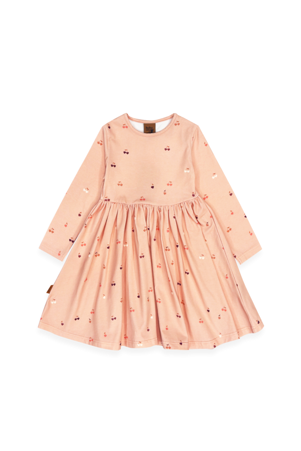 Dress pink with all-over print 0314_F25331