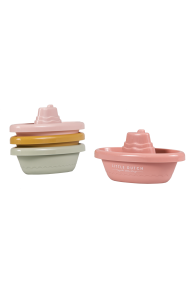 Little Dutch Stackable Bath Boats Pink