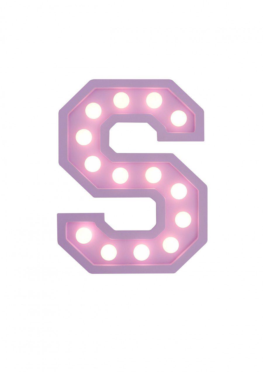 Light letter S PIKU09