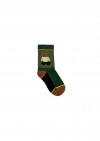 Socks green with bear FW22420