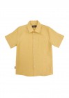 Shirt dusty yellow linen for boy SS23225