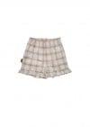 Shorts light green with taupe checkers 0075_S25316