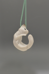 White fox necklace (small) POP12
