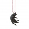 Black cat necklace POP41
