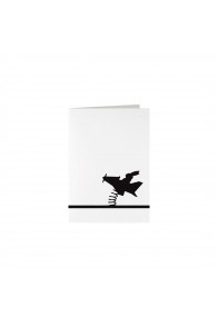 Card  "Flying  Rabbit onesize
