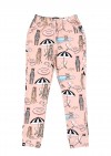 Warm pants with pink pool print SS20175
