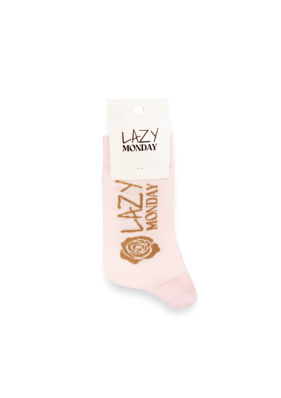 Lazy Monday socks light pink onesize LM023