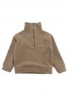 Kids sweater fleece taupe AY24171