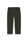 Pants green checkered FW21097L