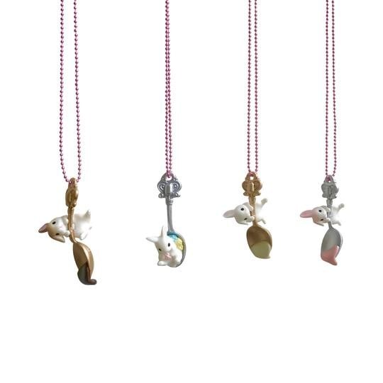 Bunny with spoon necklace POP14