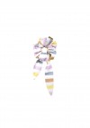 Scrunchy with bow and pastel stripes SS23181