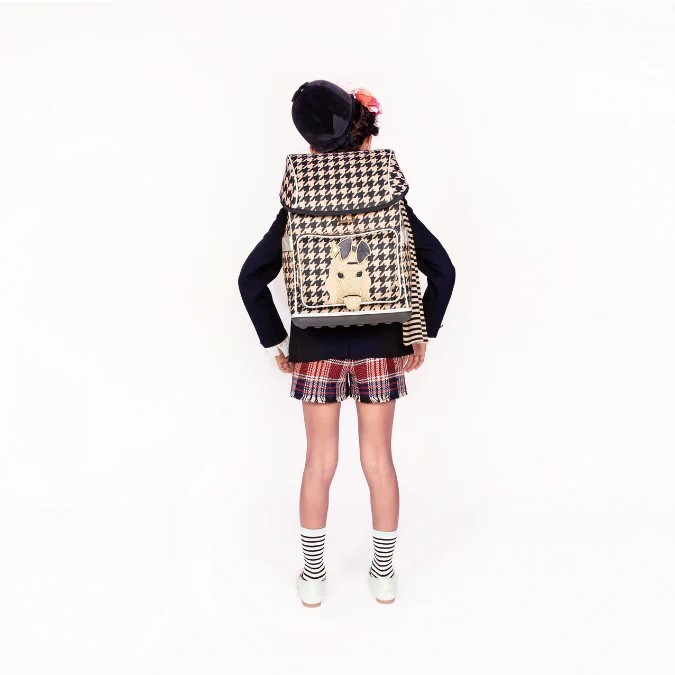 Ergomaxx backpack "Houndstooth Horse Erx24212